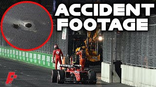 Unseen Footage of Carlos Sainz’s accident [upl. by Harriet]