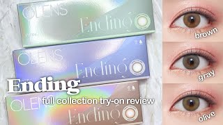 OLENS ending FULL COLLECTION 💓  try on amp review 🌷 [upl. by Acinnej]