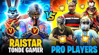 Raistar amp Tonde Gamer Vs Ultra Legendary Pro Players Best Clash Squad Battle 😲 Garena Free Fire [upl. by Rolyat]