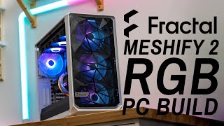 Fractal Meshify 2 RGB x DeepCool LS720 Build Time Lapse [upl. by Kiernan]