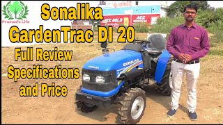 Sonalika Gardentrac DI 20 Mini Tractor  Full Review in Hindi [upl. by Goldman]