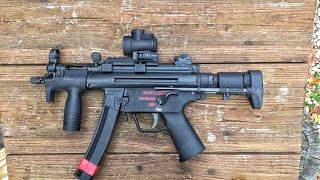 MP5k PDWC Stock on the Zenith Z5p SBR [upl. by Naujit]