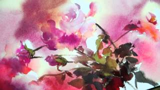 WatercolorRhythm of flowers no1 by Phatcharaphan Chanthep [upl. by Suzzy116]