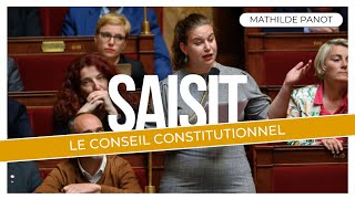 Mathilde Panot saisit le conseil constitutionnel contre le Gouvernement la nouvelle fracassante [upl. by Airamahs]