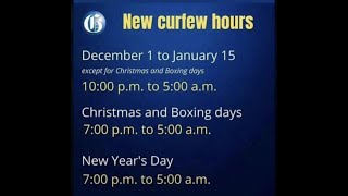 Curfew Hours for Jamaica [upl. by Alohcin]