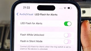 How To Put LED Flash Notifications on iPhone 15 Pro Max [upl. by Bartolome]