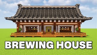 How To Build A Brewing House  Minecraft Tutorial [upl. by Enileqcaj773]