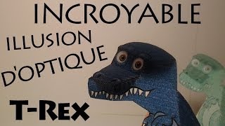 TUTO Incroyable illusion doptique TRex [upl. by Odrude375]