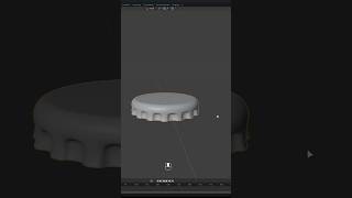 Bottle Cap blender3dmodelling shorts [upl. by Lahcim]