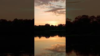 Dnieper sunset river nature respect shorts evening disk Atardecer サンセット 일몰 [upl. by Debbi]