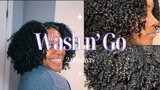 WASH N’ GO 🌀 FULL WASH DAY ROUTINE💦  LOW POROSITY HAIR  NATURAL HAIR [upl. by Nelyt272]