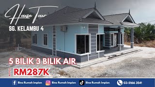 Rumah 287k di Sg Kelambu Banting  Bina Rumah Selangor [upl. by Aniarrol]