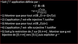 1ESMATHS Exo synthèse applications injection surjection bijection bijection réciproque [upl. by Dearborn]