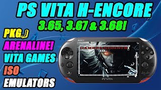 Hencore PS VITA 365 367 amp 368 Install Vita Games ISO Emulators Adrenaline PKGJ NonPdrm [upl. by Tapes762]