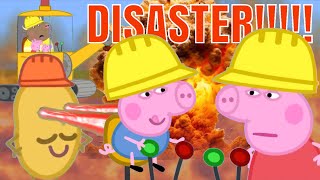 i edited peppa pig the digger world disaster part 18 🏗🤯🔥 [upl. by Plerre337]