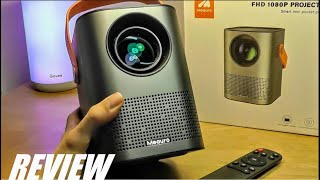 REVIEW Meauro APT01 1080P FHD Smart Mini Projector WiFi  Bluetooth  Android OS [upl. by Gardal187]