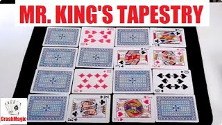 Mr Kings Tapestry Card Trick Performance and Tutorial [upl. by Xet633]