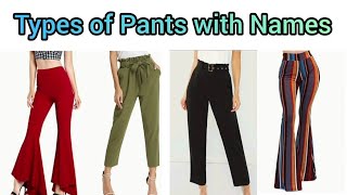 Types of Pants With NamesBottom wear for girls with Names💯🔥Fashion trendsFashionicon0510 [upl. by Peery]