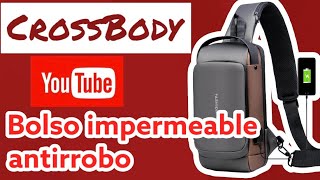 Bolso antirrobo Riñonera para hombre CrossBody [upl. by Matuag]