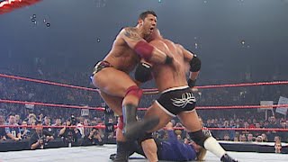 Goldberg vs Batista Raw Nov 10 2003 [upl. by Gnaig466]