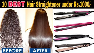 10 Best Hair Straightener under Rs1000  BEST HAIR STRAIGHTENER  Best Selling Brands [upl. by Oona]