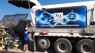 100 Electric JampM Sanitation expands electric residential trash truck fleet in Kuna [upl. by Idoux]