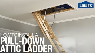 How to Install an Attic Ladder [upl. by Monney566]