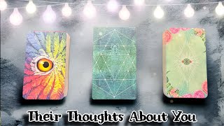 💭Their Thoughts About You 🩷 InDepth Pick a Card Tarot Reading [upl. by Annahsor]