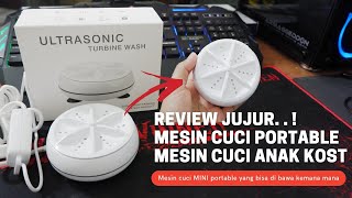 MESIN CUCI MINI ULTRASONIC MESIN CUCI MURAH 150rb an  ULTRASONIC TURBINE WASH [upl. by Ag973]