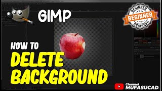 Gimp How To Delete Background [upl. by Studner917]