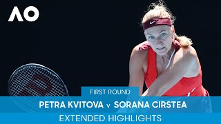 Petra Kvitova v Sorana Cirstea Extended Highlights 1R  Australian Open 2022 [upl. by Jollanta]