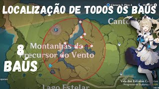 Genshin Impact  Todos os Baús das Montanhas do Precursor do Vento PARTE 6 [upl. by Marion]