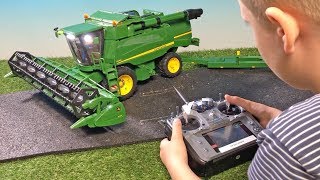 BRUDER Toys JOHN DEERE Combine Harester ♦ Fully RC Conversion [upl. by Philis]