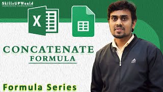 concatenate formula in excel  concatenate function  Formula Series3 [upl. by Bartie237]