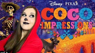 Disney Pixars Coco Impressions  Madi2theMax [upl. by Ferriter758]