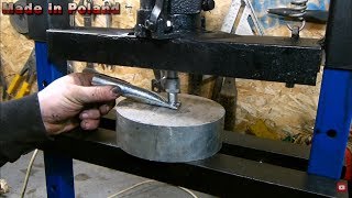 ELECTRIC Hydraulic Press DIY [upl. by Asylem]