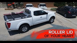 At wwwtessera4x4com Nissan NP300 D23 navara 4x4 king cab D23 frontier roller lid shutter [upl. by Anirehtak]