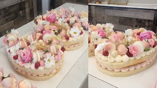 Loaded Layered Number Cake  Tips and Tricks for Easy Assembly  Cake Decorating Tutorial [upl. by Consolata]