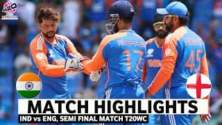 India vs England ICC T20 World Cup 2024 Match Highlights  IND Vs ENG Highlights [upl. by Stockmon383]