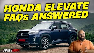 Honda Elevate Top 10 Questions Answered  PowerDrift [upl. by Garzon673]