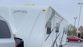 Towing travel trailer with Nissan Armada [upl. by Kcaz]