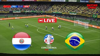 PARAGUAY vs BRAZIL Copa America 2024 [upl. by Nairdna]