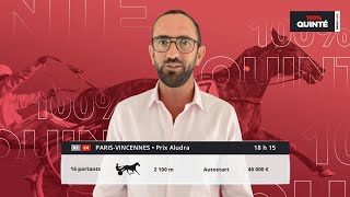 100 Quinté – Pronostics du Mardi 19 septembre  Prix Aludra sur l’hippodrome de ParisVincennes [upl. by Narut]