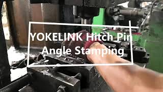 Hitch Pin With Swivel Lock Angle Stamping [upl. by Hogan]