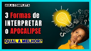 ESTUDO ESCATOLÓGICO As 3 Principais Correntes e seu significado Como entender a mensagem do fim [upl. by Nolos613]