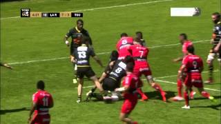 La Rochelle vs Toulon  Lessai de Josua Tuisova [upl. by Eirojram]