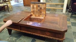 Hidden Compartment Wizard Coffee Table [upl. by Nawiat]