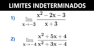 límites indeterminados por factorización  ejercicio 4 [upl. by Yerd]