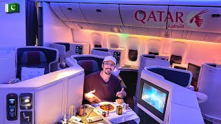 WORLDS BEST BUSINESS CLASS Review  Qatar Airways [upl. by Akeim]