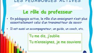 Les pédagogies actives  pourquoi ne pas essayer [upl. by Dauf]